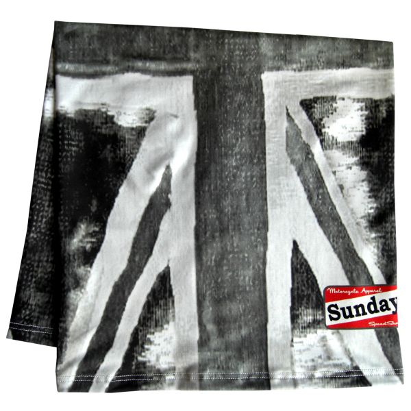 Foulard et tour de cou Sunday SpeedShop Union Black White