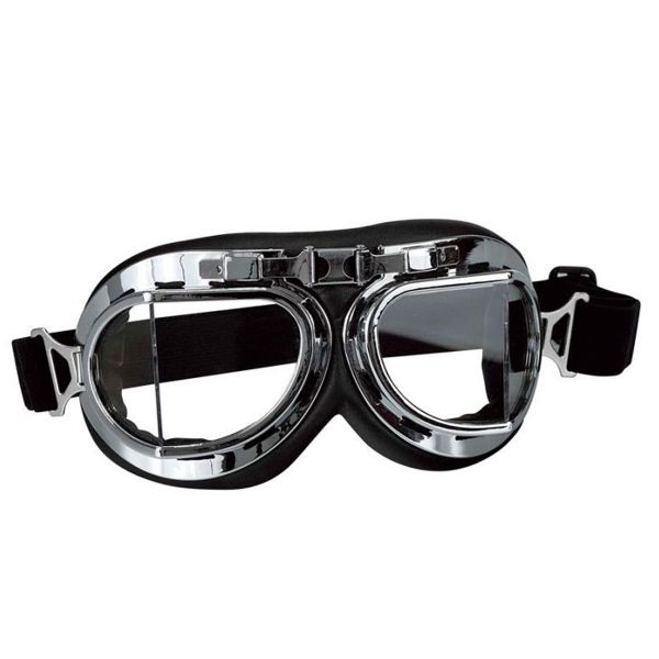 Lunettes Moto Stormer Aviateur T08 Chrome