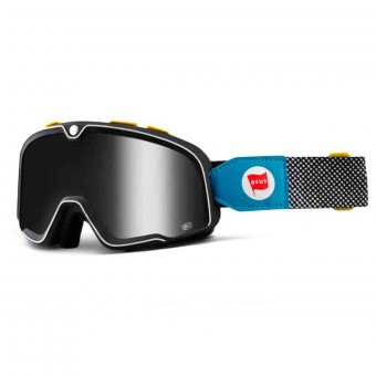 Masque Moto 100% Barstow Deus 17 Mirror Silver Lens