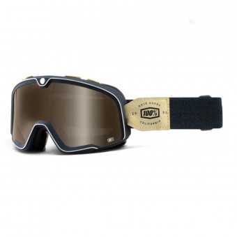 Masque Moto 100% Barstow Raw Mirror Bronze Lens Masque Moto 100% Barstow Raw Mirror Bronze Lens