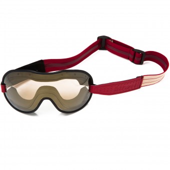 Masque Moto Ethen Masque Cafe Racer Bordeaux Beige