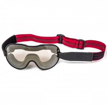 Masque Moto Ethen Masque Cafe Racer Bordeaux Noir