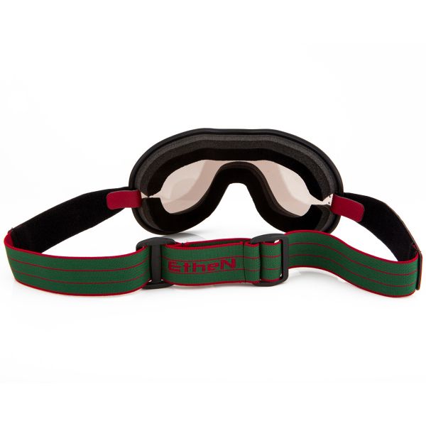 Ethen Masque Cafe Racer Vert Bordeaux