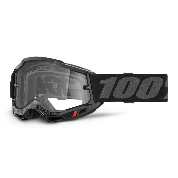 Masque Cross 100% Accuri 2 Enduro Moto Noir