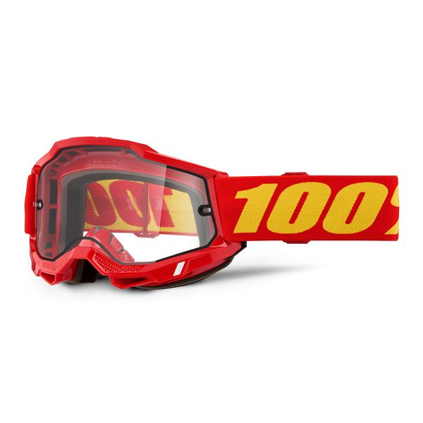 Masque Cross 100% Accuri 2 Enduro Moto Rouge Masque Cross 100% Accuri 2 Enduro Moto Rouge