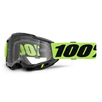 Masque Cross 100% Accuri 2 OTG Jaune Fluo Masque Cross 100% Accuri 2 OTG Jaune Fluo