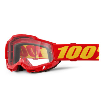 Masque Cross 100% Accuri 2 OTG Rouge Jaune Masque Cross 100% Accuri 2 OTG Rouge Jaune