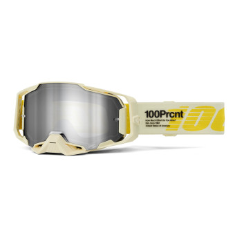 Masque Cross 100% Armega Barely - Iridium Argent Masque Cross 100% Armega Barely - Iridium Argent