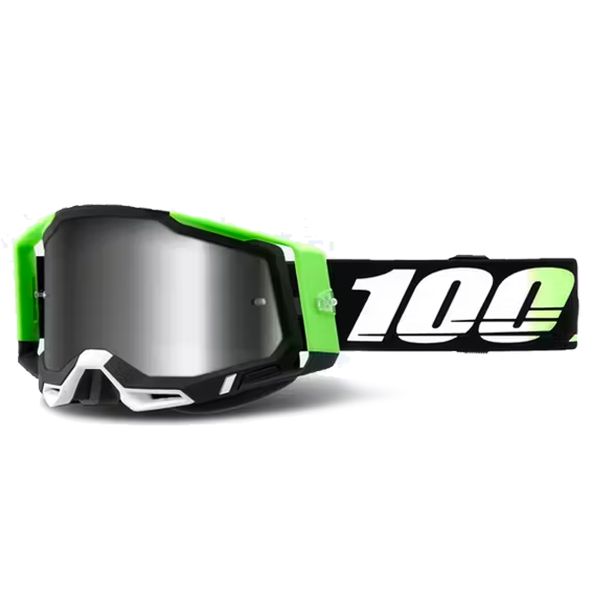 Masque Cross 100% Racecraft 2 Kalkuta - Iridium Argent