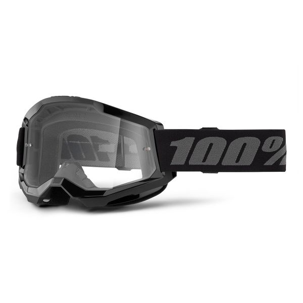 Masque Cross 100% Strata 2 Enfant Noir Masque Cross 100% Strata 2 Enfant Noir