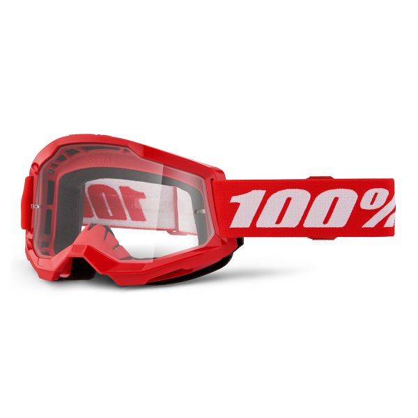 Masque Cross 100% Strata 2 Enfant Rouge Masque Cross 100% Strata 2 Enfant Rouge
