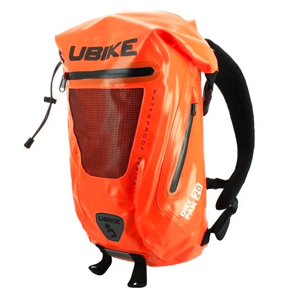 Sac a dos Moto UBIKE Easy Pack + 20L Orange Full