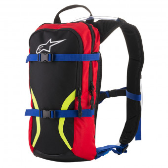Sac a dos Moto Alpinestars Iguana Hydratation Black Blue Red Yellow Fluo Sac a dos Moto Alpinestars Iguana Hydratation Black Blue Red Yellow Fluo