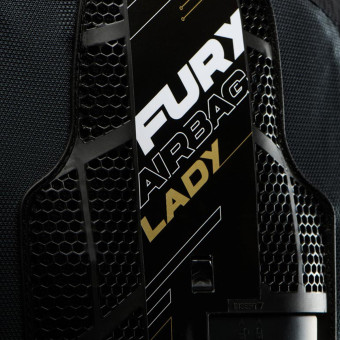 Furygan Fury Airbag Lady Black Emerald Green