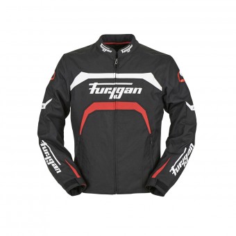 Blouson Moto Furygan Arrow Black White Red Blouson Moto Furygan Arrow Black White Red