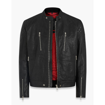 Blouson Moto Belstaff Cheetham Cuir Black Blouson Moto Belstaff Cheetham Cuir Black