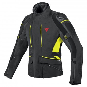 Blouson Moto Dainese D-Cyclone Gore-Tex Black Fluo Yellow
