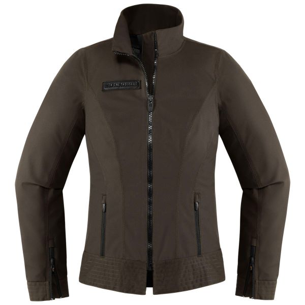 Veste Moto ICON Fairlady Espresso Veste Moto ICON Fairlady Espresso