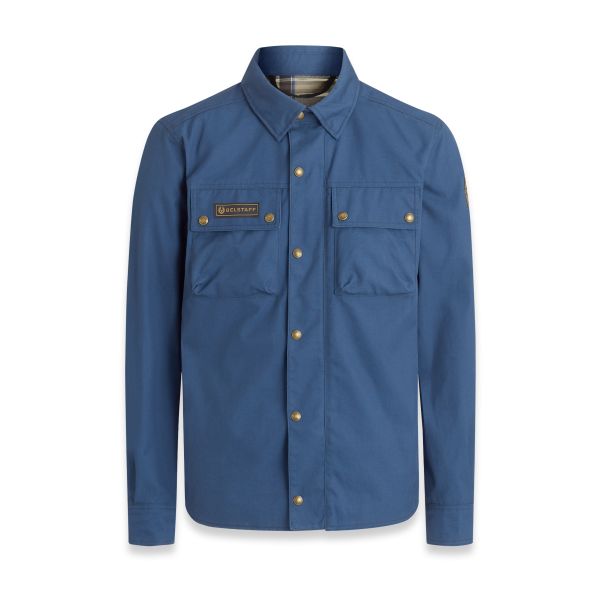 Blouson Moto Belstaff Chemise Mansion Insignia Blue