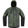 Blouson Moto ICON Airform Battlescar Green