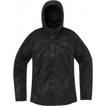 Blouson Moto ICON Airform Black Woman