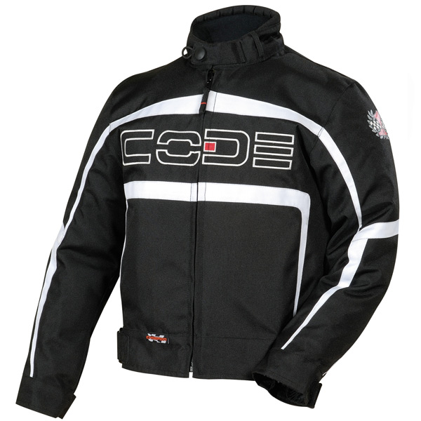 Blouson Moto CODE AS Kid Noir
