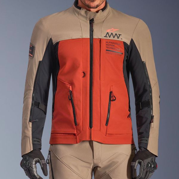 Alpinestars AMT-8 Stretch Drystar XF Walnut Rust Black