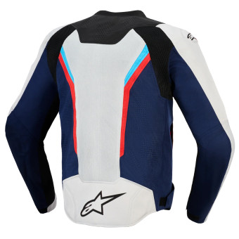 Alpinestars Ast V3 Air Silver Deep Blue Bright Red