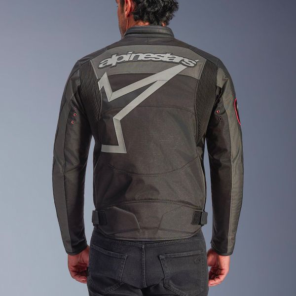 Alpinestars Axton Black Anthracite Red Tangerine