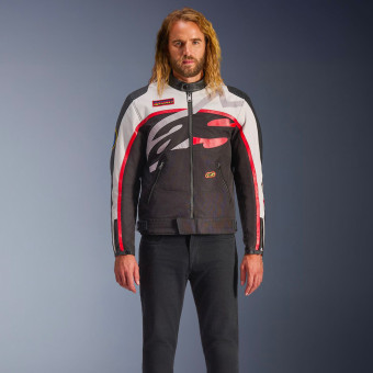Alpinestars Axton Black Off White Bright Red