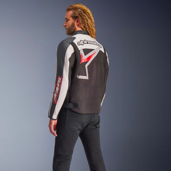 Alpinestars Axton Black Off White Bright Red