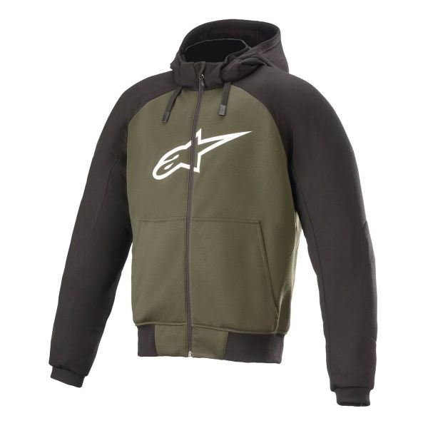 Blouson Moto Alpinestars Chrome Sport Hoodie Black Forest