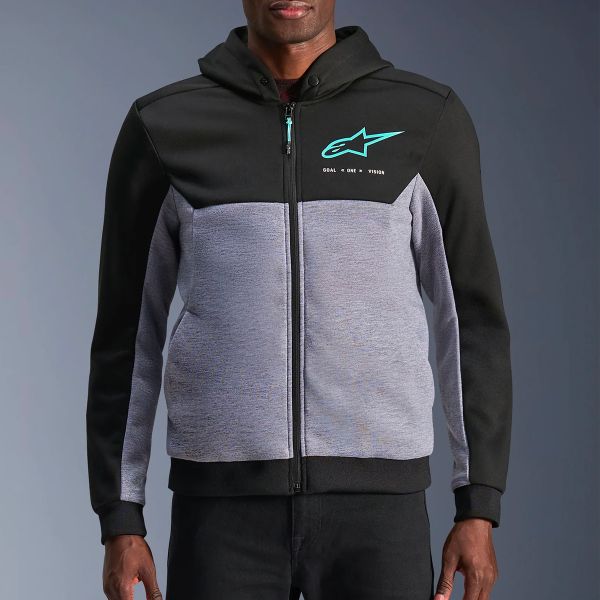Alpinestars Chrome V2 Sport Sport Black Gray Heather Turquoise