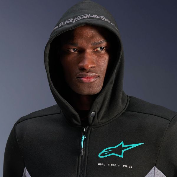 Alpinestars Chrome V2 Sport Sport Black Gray Heather Turquoise