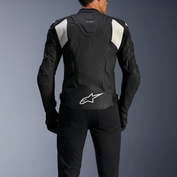 Alpinestars Dusk Airflow Leather Black White
