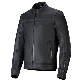 Blouson Moto Alpinestars Dyno Leather Black Black