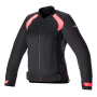 Blouson Moto Alpinestars Eloise V2 Air Black Diva Pink