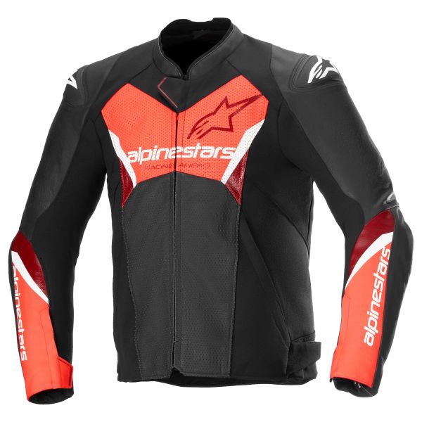 Blouson Moto Alpinestars Faster V3 Airflow Black Red Fluo Blouson Moto Alpinestars Faster V3 Airflow Black Red Fluo