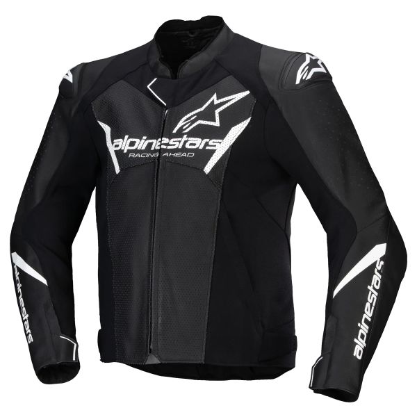 Blouson Moto Alpinestars Faster V3 Airflow Black White Blouson Moto Alpinestars Faster V3 Airflow Black White