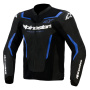 Blouson Moto Alpinestars GP Force V2 Leather Airflow Black Metallic Blue
