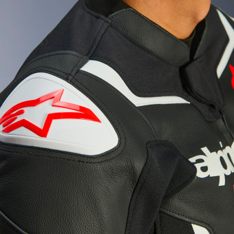 Alpinestars GP Force V2 Leather Black White