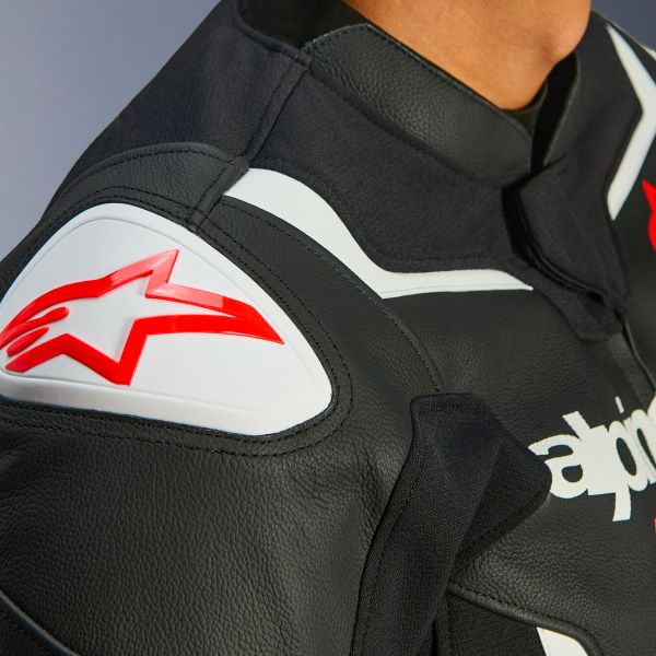 Alpinestars GP Force V2 Leather Black White