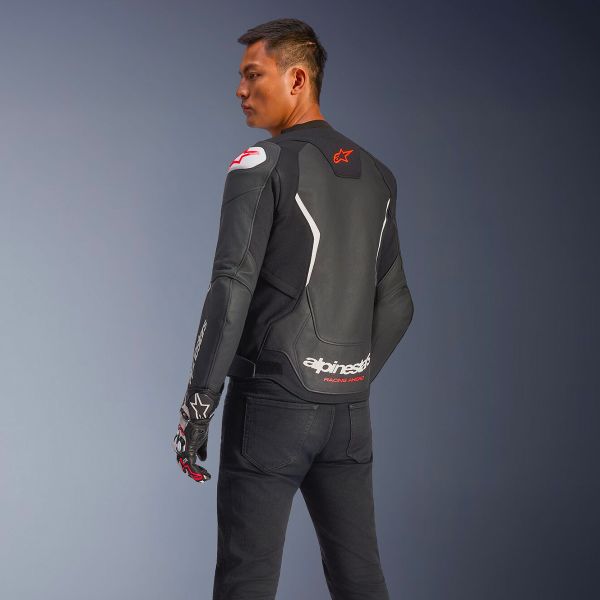 Alpinestars GP Force V2 Leather Black White