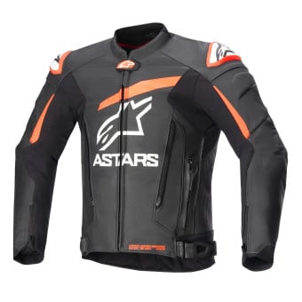 Blouson Moto Alpinestars GP Plus V4 Black Red Fluo White