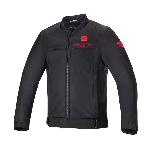 Blouson Moto Alpinestars Honda Luc V2 Air Black Red