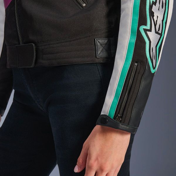 Alpinestars Idles Black Off White Purple