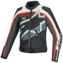 Blouson Moto Alpinestars Idles Off White Flame Red Black