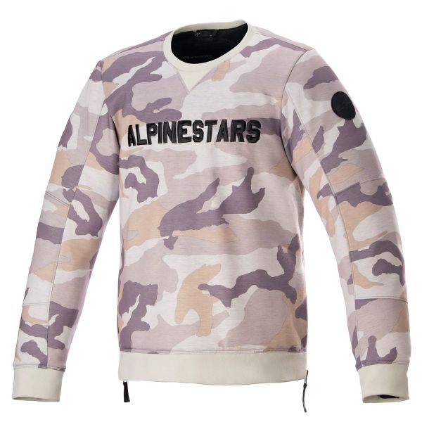 Blouson Moto Alpinestars Legit Crew Fleece Light Grey Camo