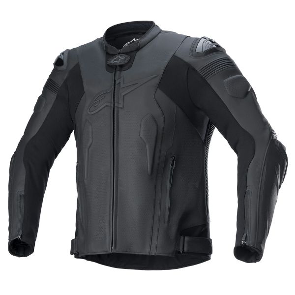 Blouson Moto Alpinestars Missile V2 Airflow Leather Black Black