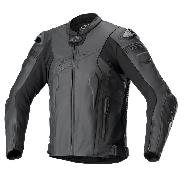 Blouson Moto Alpinestars Missile V2 Leather Black Black